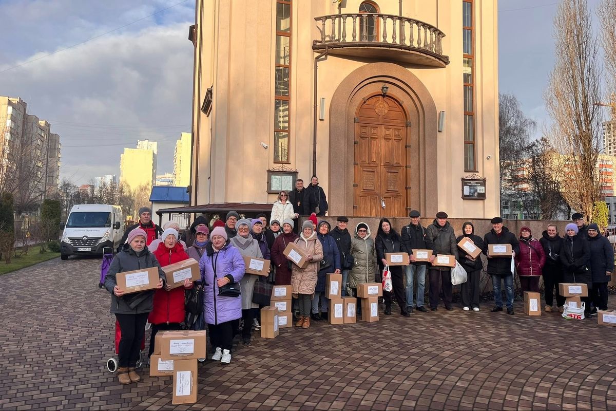 Парафія Трьох Святителів УГКЦ у Броварах вчергове передала гуманітарну допомогу внутрішньо переміщеним особам