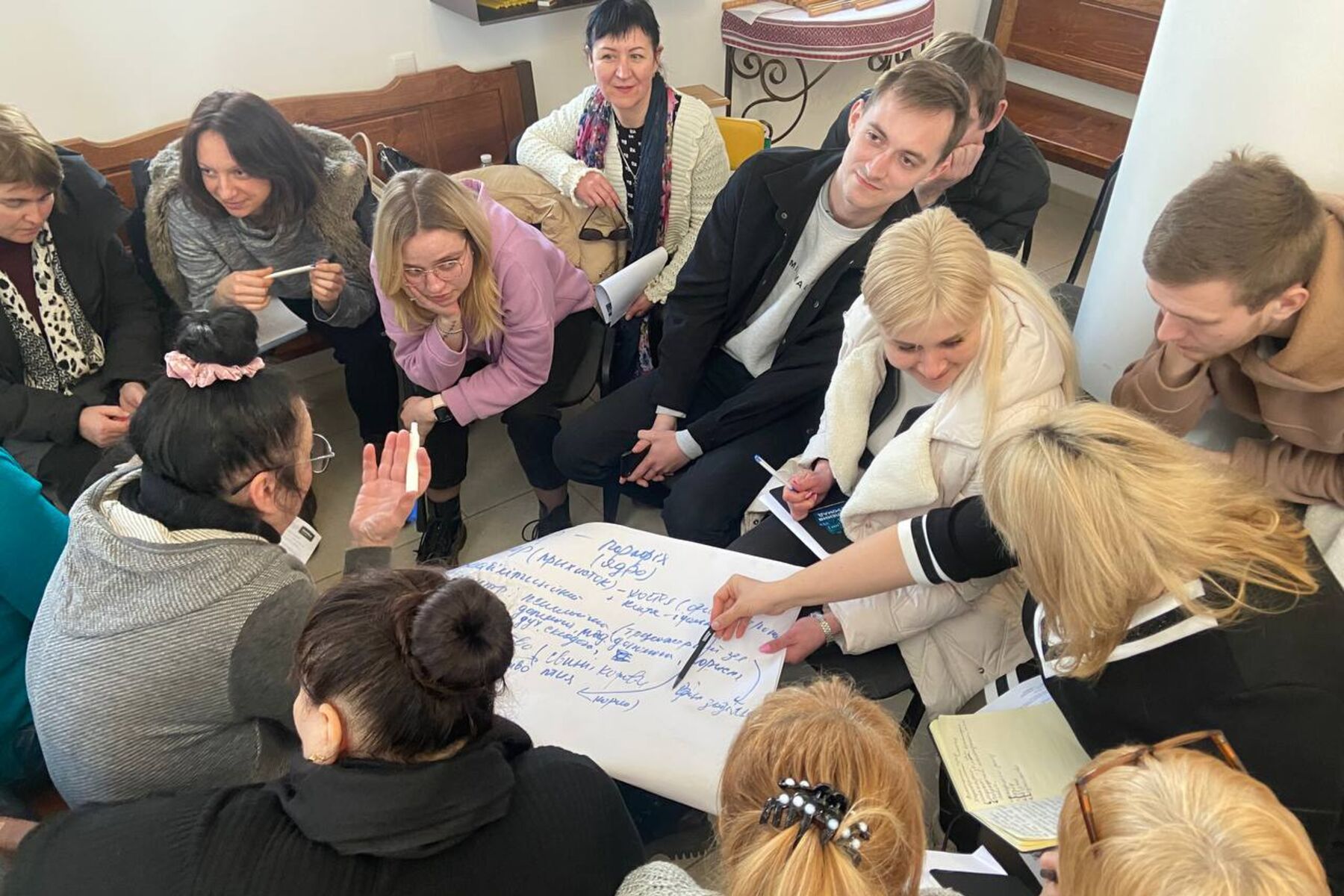 A strategy session was held in Kryvyi Rih to conclude the Healing Communities program