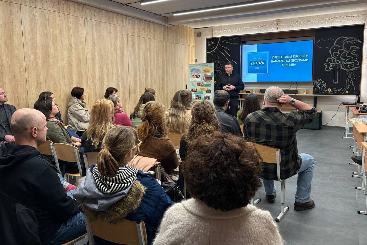 У Кривому Розі презентували програму mini MBA «Дія в Надії» від Патріаршої фундації «Мудра справа»