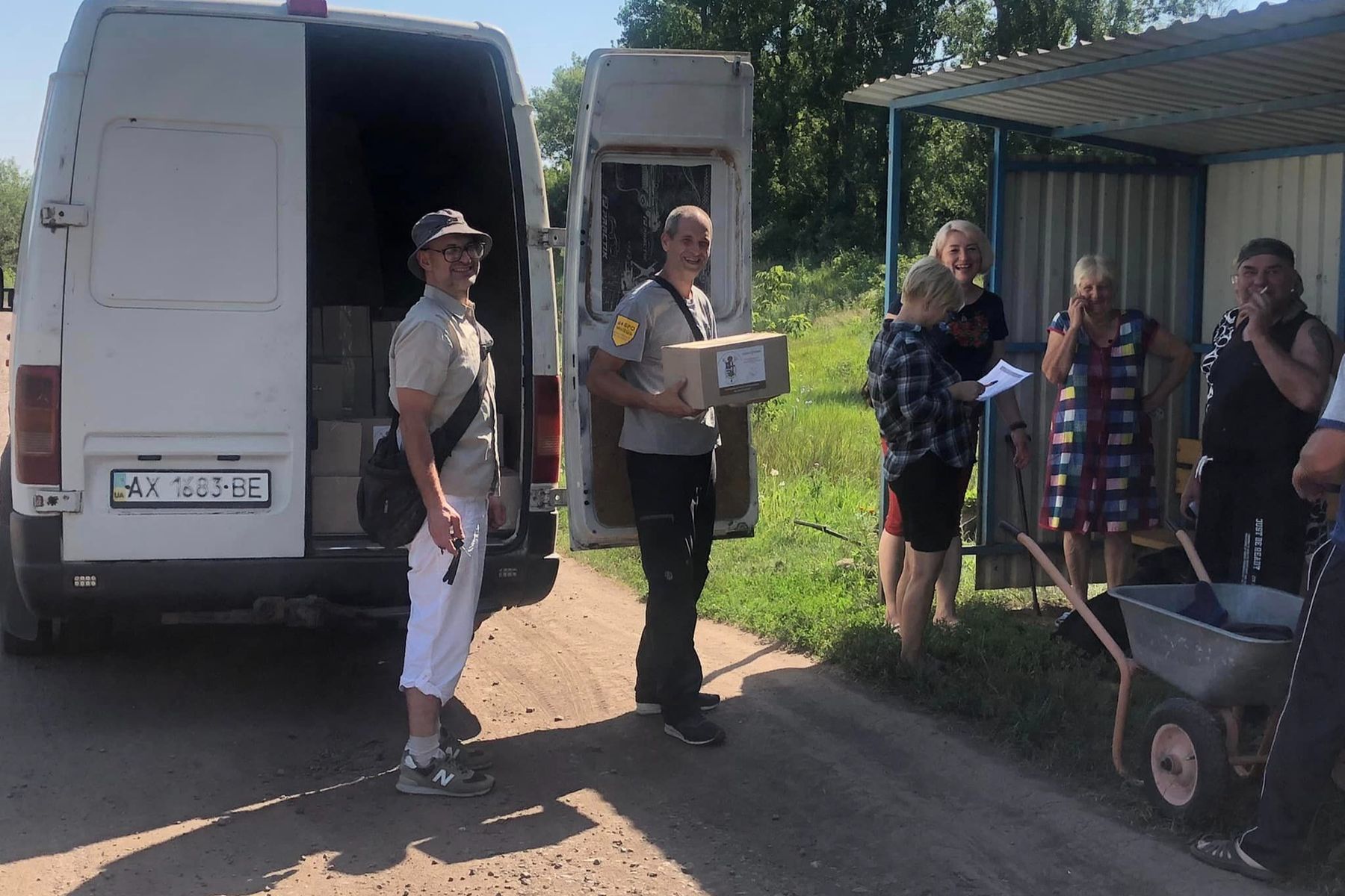 Bus stops on the border of Kharkiv region that became places of waiting for help