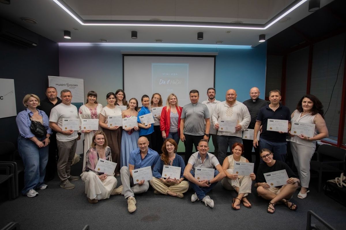 В Одесі завершилася навчальна програма mini MBA «Дія в Надії»: 31 учасник представив власні проєкти