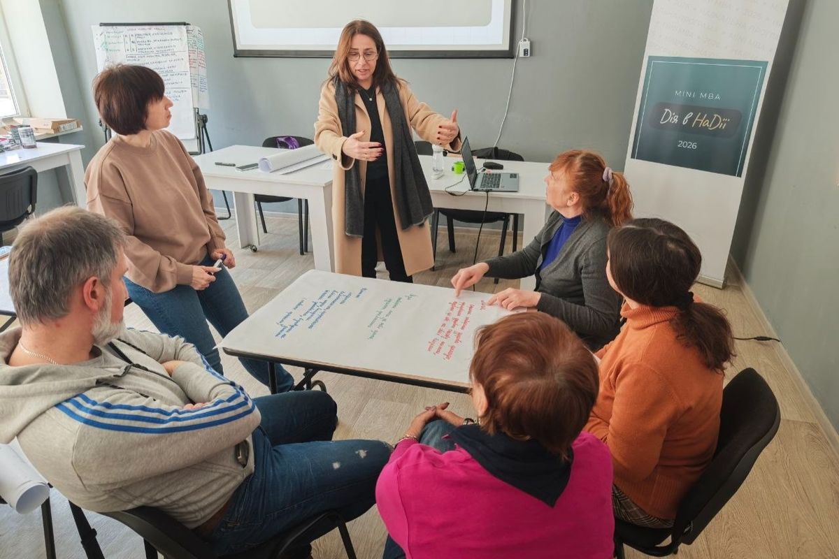 У Самарі стартувала навчально-просвітницька програма mini MBA «Дія в Надії»