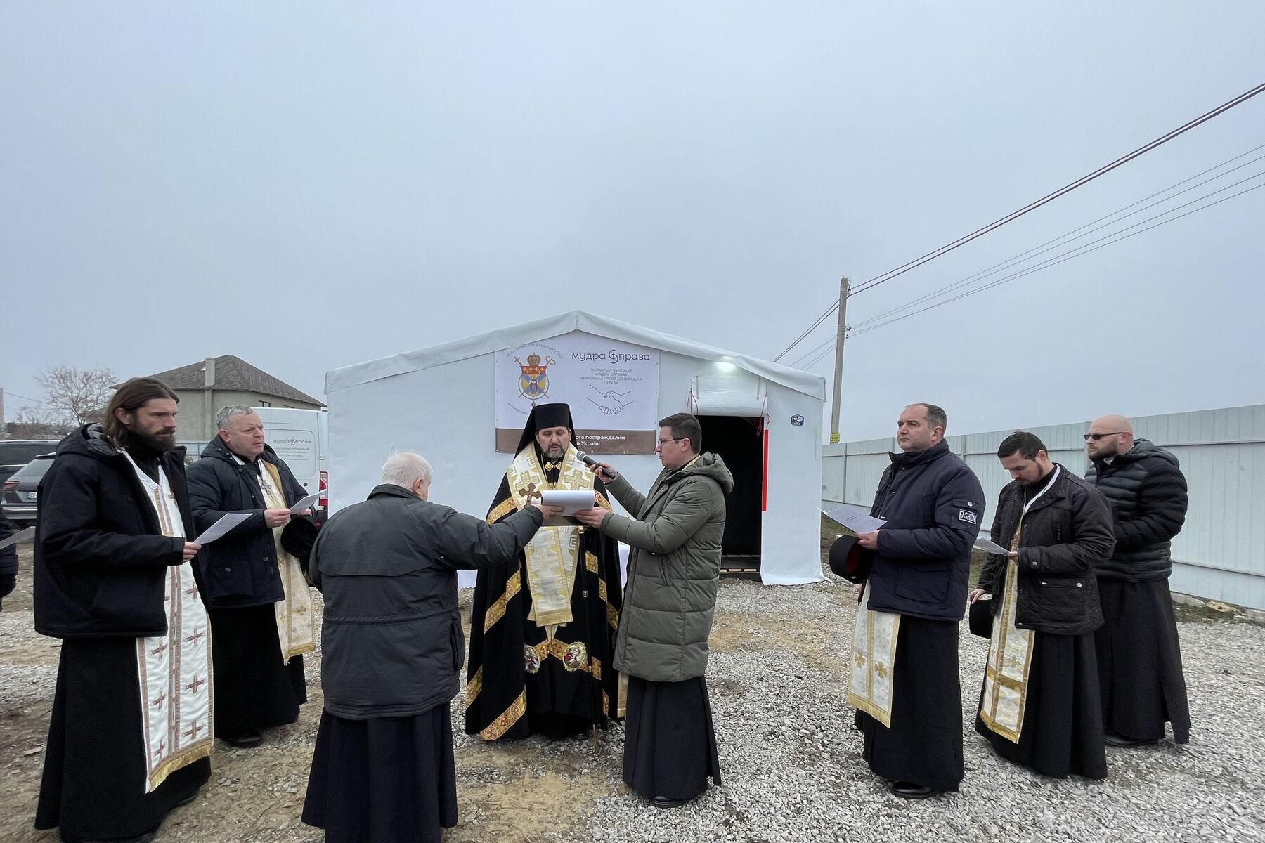 “God will be destroying the plans of the enemy until Ukraine wins,” — Bishop Mykhailo Bubniy at the consecration of the Point of Invincibility in Odesa